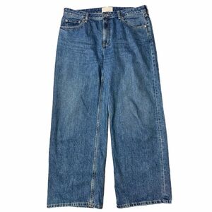 Everlane The Mid-Way Jean Wide Leg in Dark Indigo Size 32 R